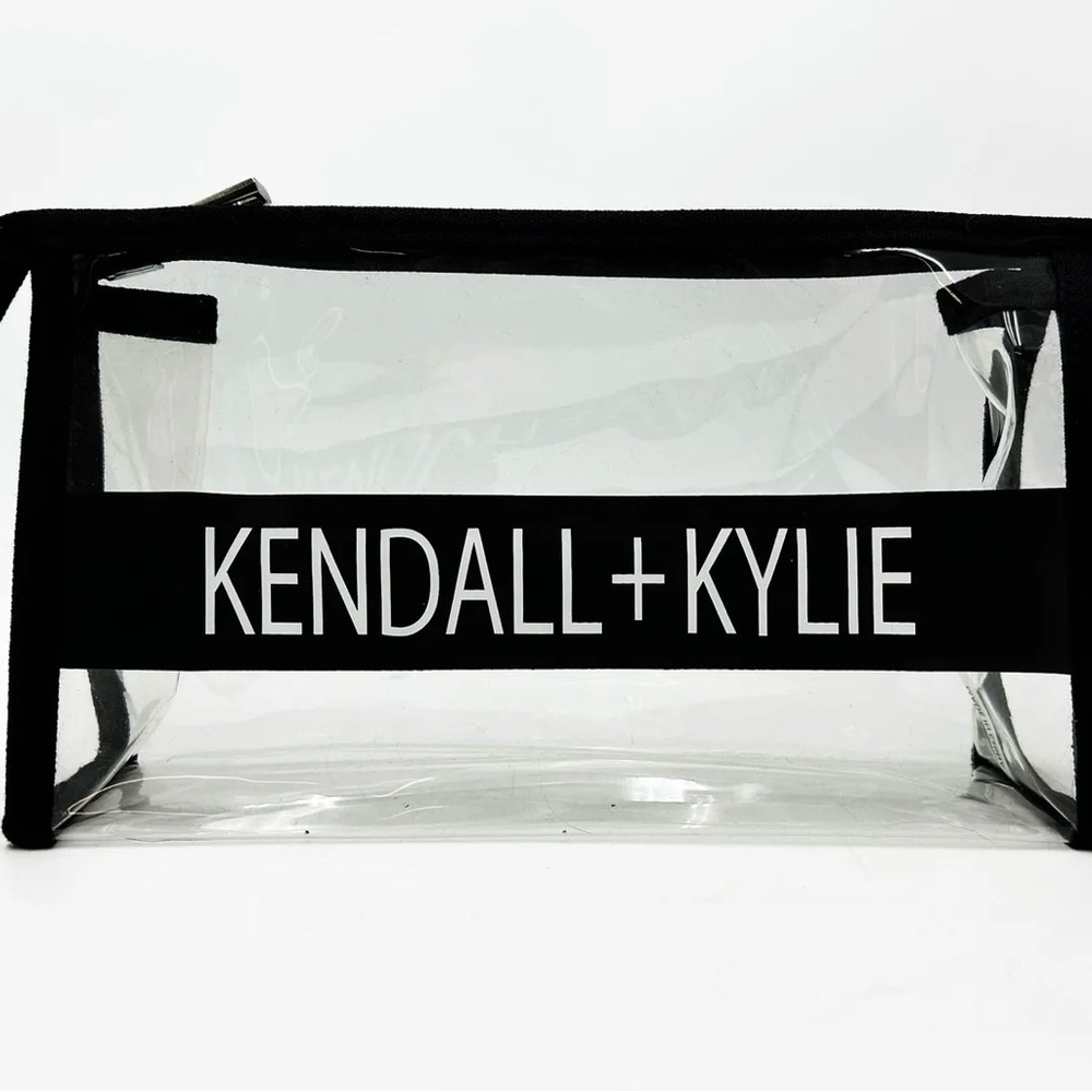 Price dropped! 2 For $25 Kendall + Kylie Clear Zip Cosmetic Pouch.